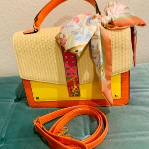 NWT Aldo Spring colors top handle handbag